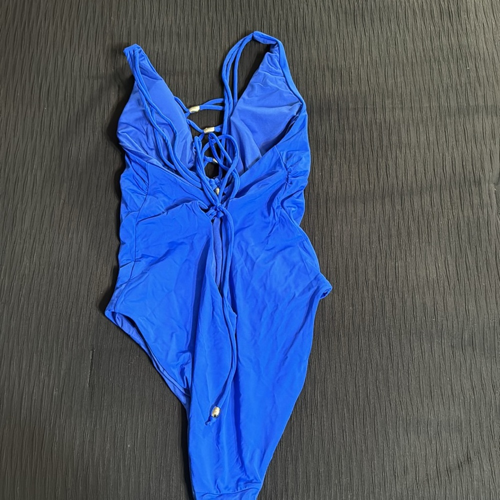 Blue Swimsuit - Picture 2 of 3